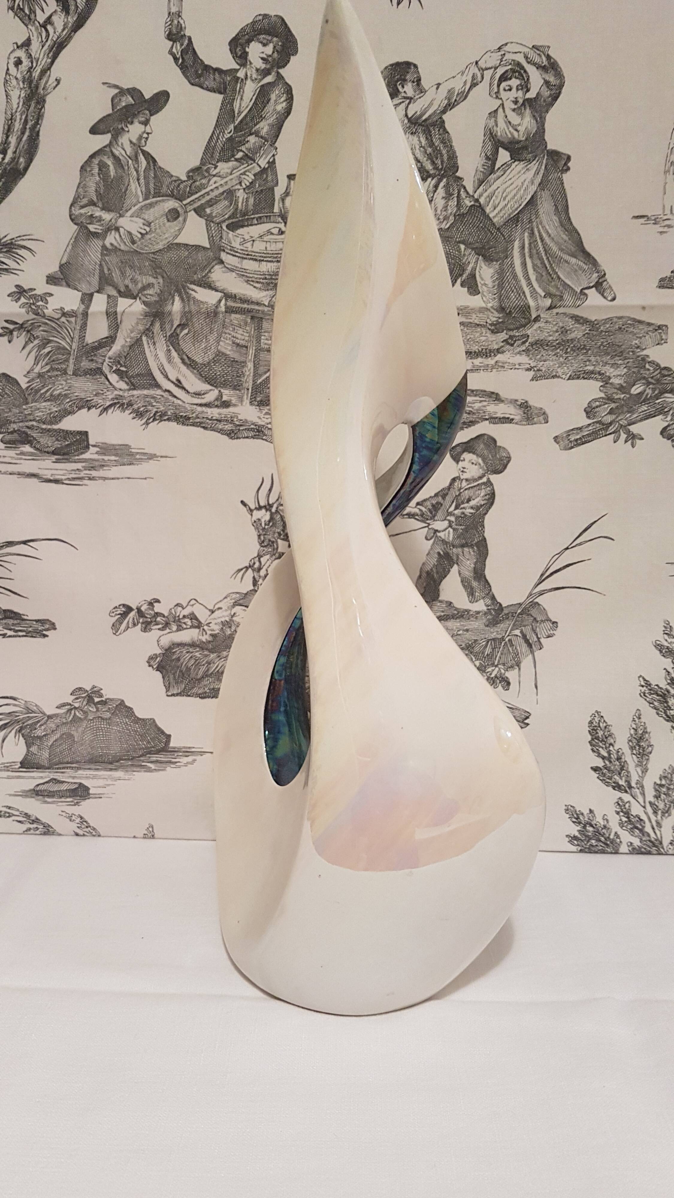 Ceramic art deco vase