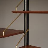 Mid-Century Freestanding Wall System by Louis van Teeffelen for WéBé, 1950s