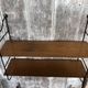 Old tomado modular wall shelf black metal + vintage wood