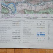 Vintage map of Nomeny
