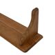 Vintage book shelf wall rack 1970s wood minimalist design