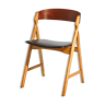 Chaise de salle à manger en chêne modèle 71 par Henning Kjærnulf pour Boltings Stolefabrik