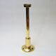 Norwegian Tall Odel Brass Candleholder with green shade 1960s