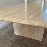 70s Travertine Coffee Table