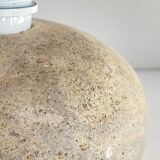 Lampe galet pierre naturelle vintage