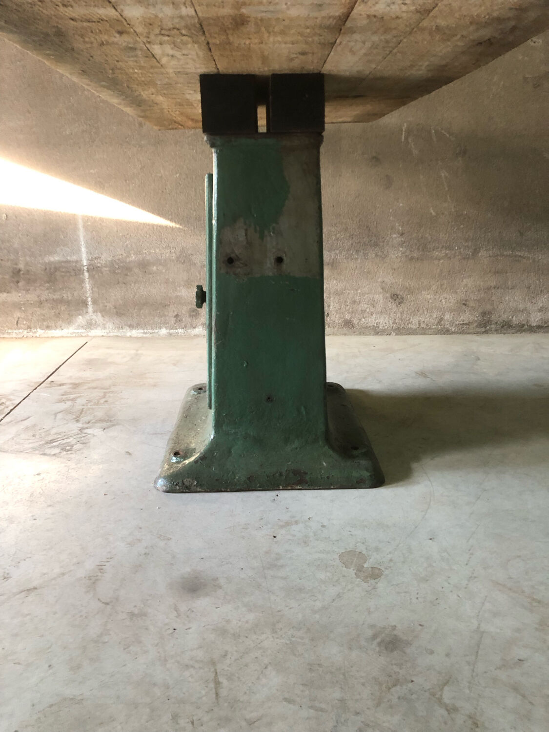 Industrial dining table