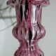 Vase verre de Clichy Legras Rose début XXème