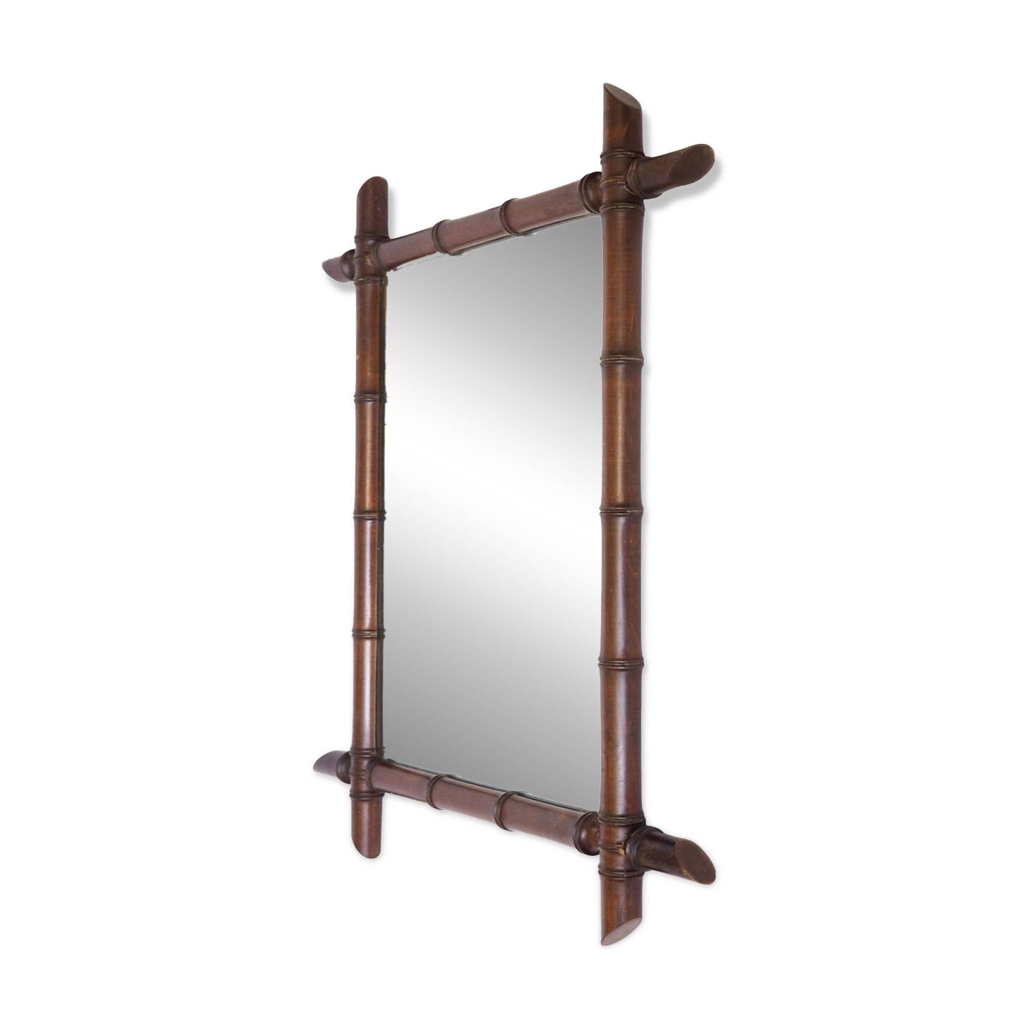 Large bamboo mirror 1900