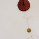Mid-Century teak and brass floor lamp, Denmark, 1960s