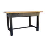 Table de ferme pieds carrés