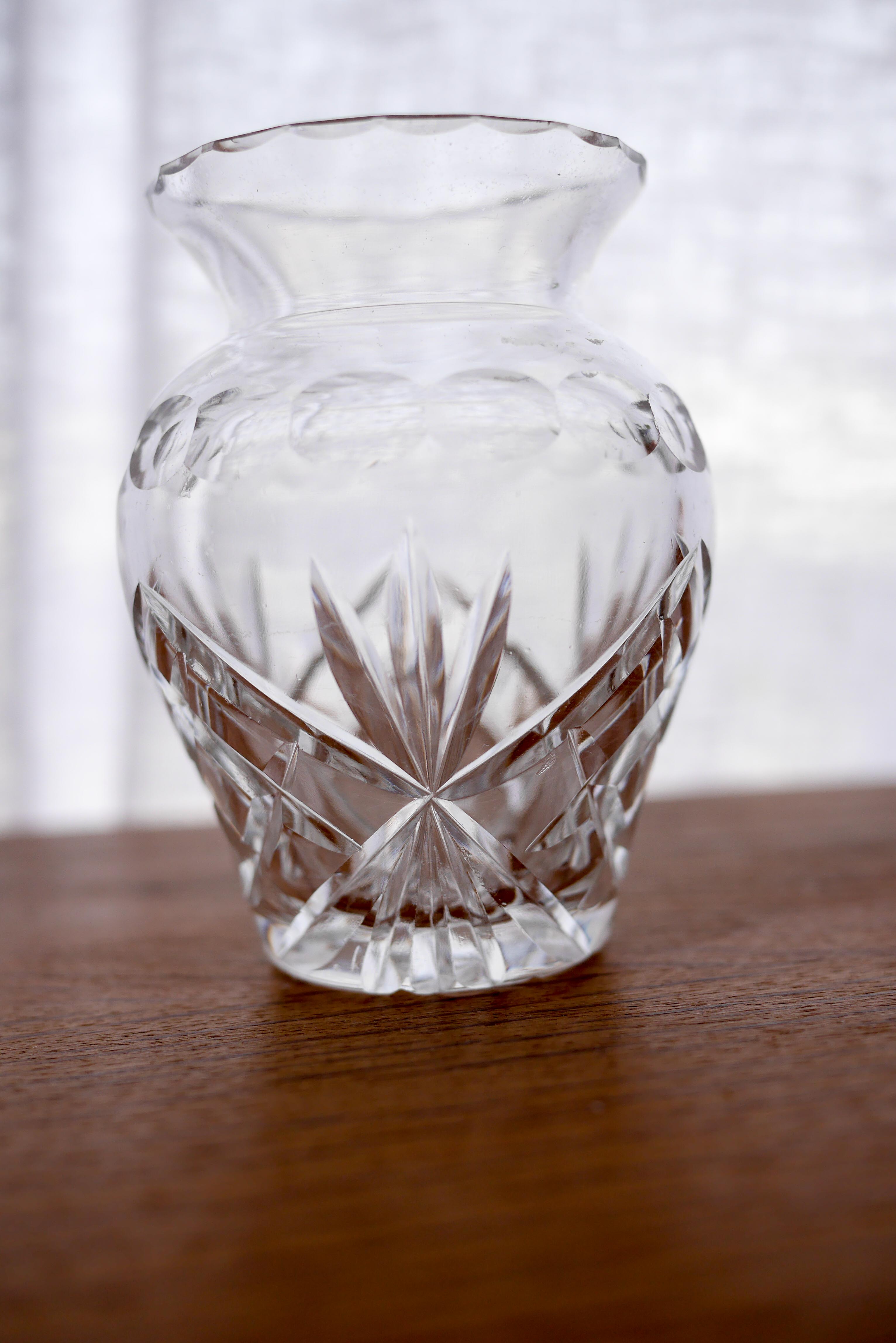 mini crystal vase