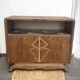 Ancien buffet bas Art déco pied moustache