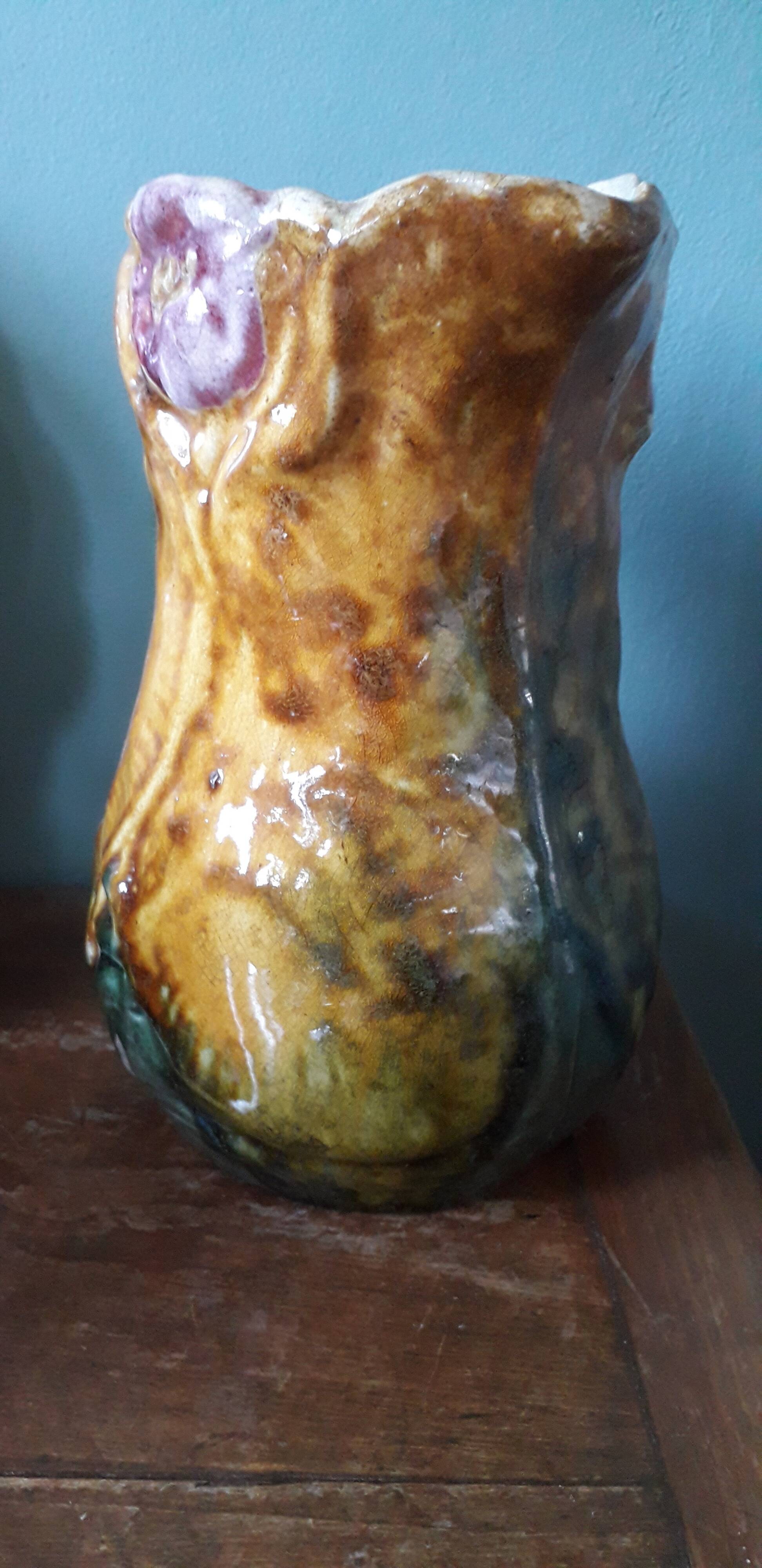Vintage slip vase