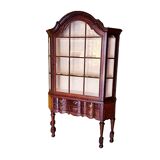 Classical Dutch Oak Display Cabinet With 2 Drawers, 2nd Half Of The 18th Century