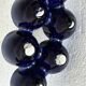 Cobalt Blue Egg Cup Service in earthenware by Georges Dreyfus workshop circa 1900