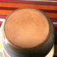 Old Blue Enamels EnamelSed Earth Ball Lamp Signed Blue - Vintage Cream Lamp