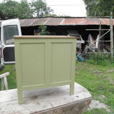 Green buffet with drawer and cupboard