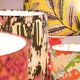 Cotton lampshade with authentic Majorcan pattern