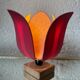 Vintage lotus flower lamp