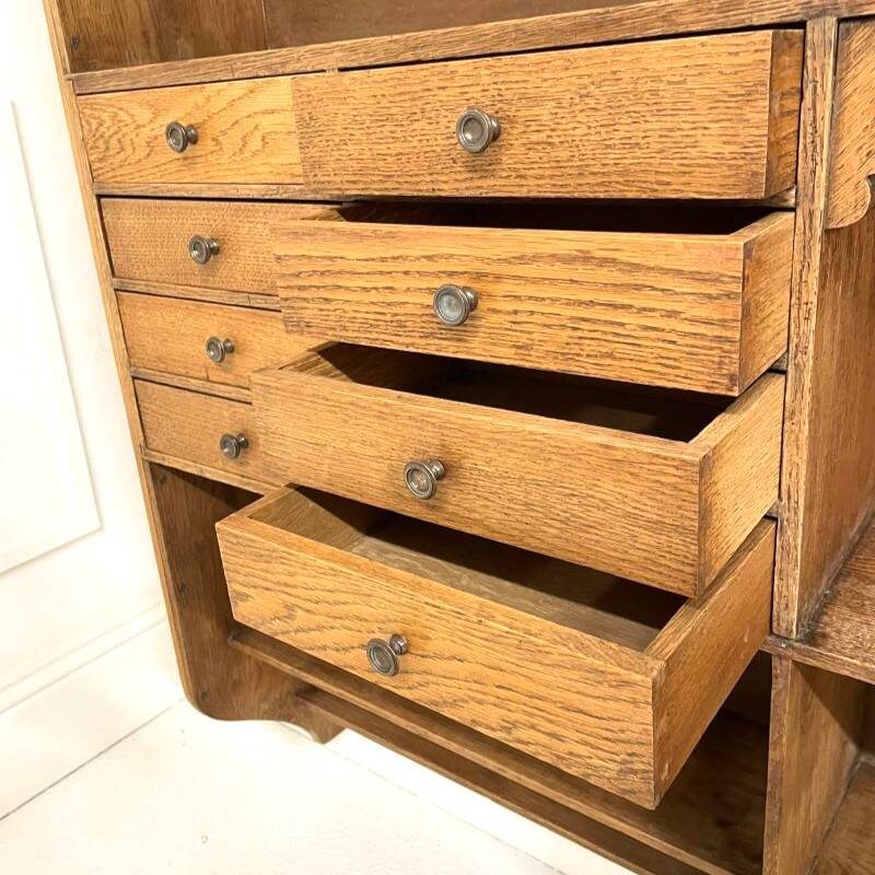 16-drawer wall-mounted craft cabinet