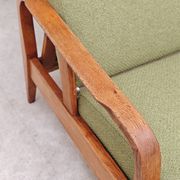 Green Banquette Daybed from Czechoslovakia 1960