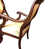 Pair of early 19th century mahogany armchairs