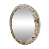 Vintage shell mirror handmade from the 70s.