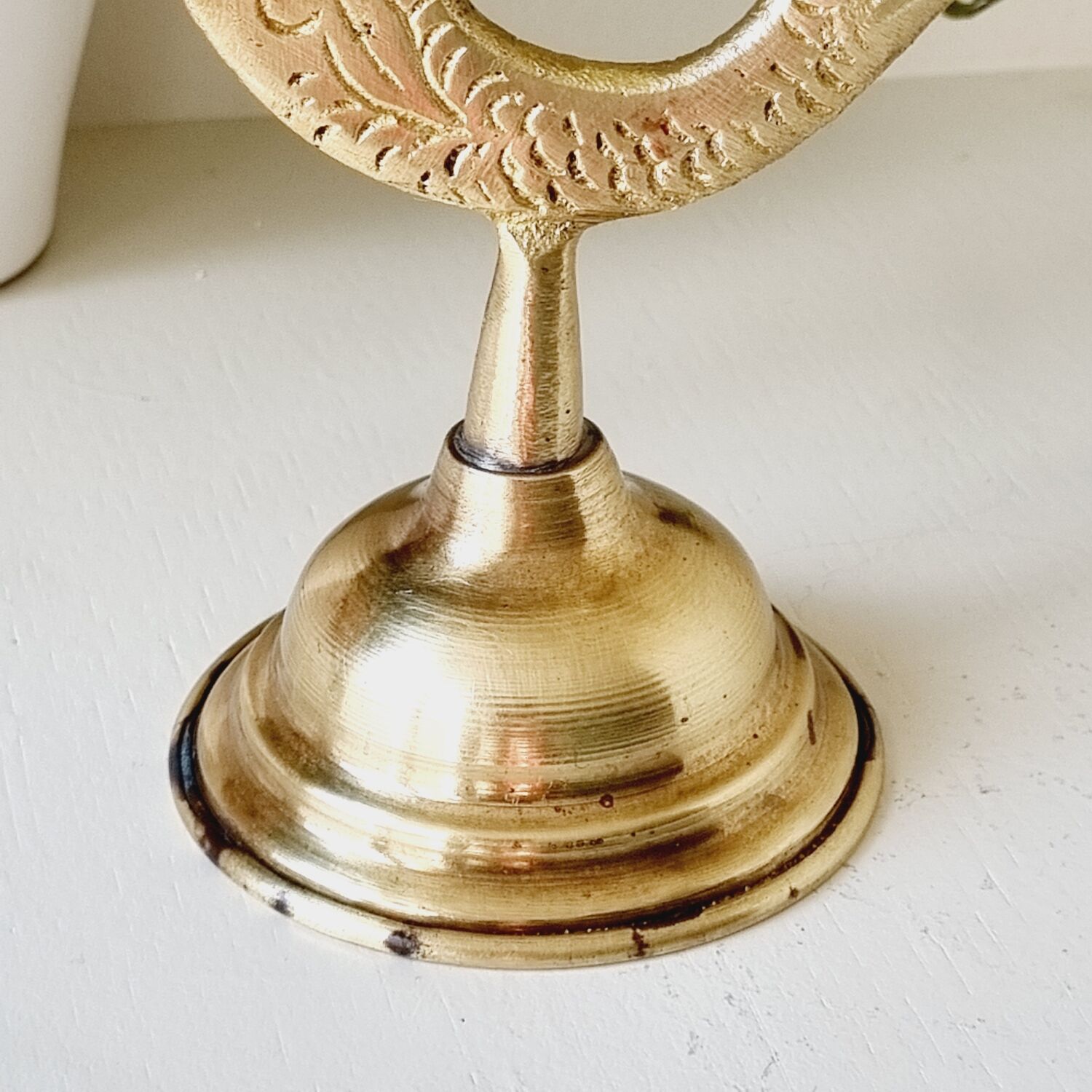 Golden brass mermaid