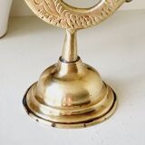 Golden brass mermaid