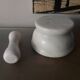 Mortar with marble pestle