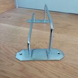 Chromed copper towel rack