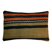 Vintage turkish kilim cushion cover 30x50cm