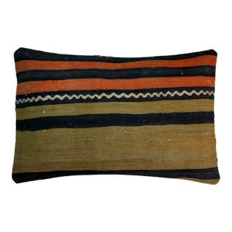 Housse de coussin kilim turc vintage 30x50cm