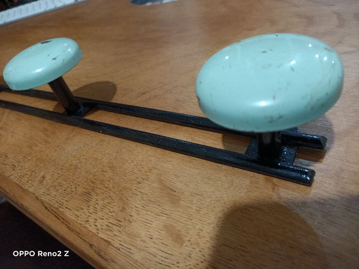 Vintage wall coat rack