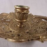 Hand boougeoir, cellar rat, openwork bronze