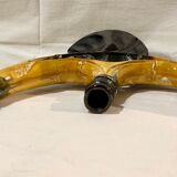 Pair of Vallauris ceramic candlesticks