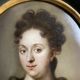 Oil on copper, female portrait, late 17th century.