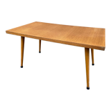 coffee table Formica French laminate vintage design 1960 Scandinavian base