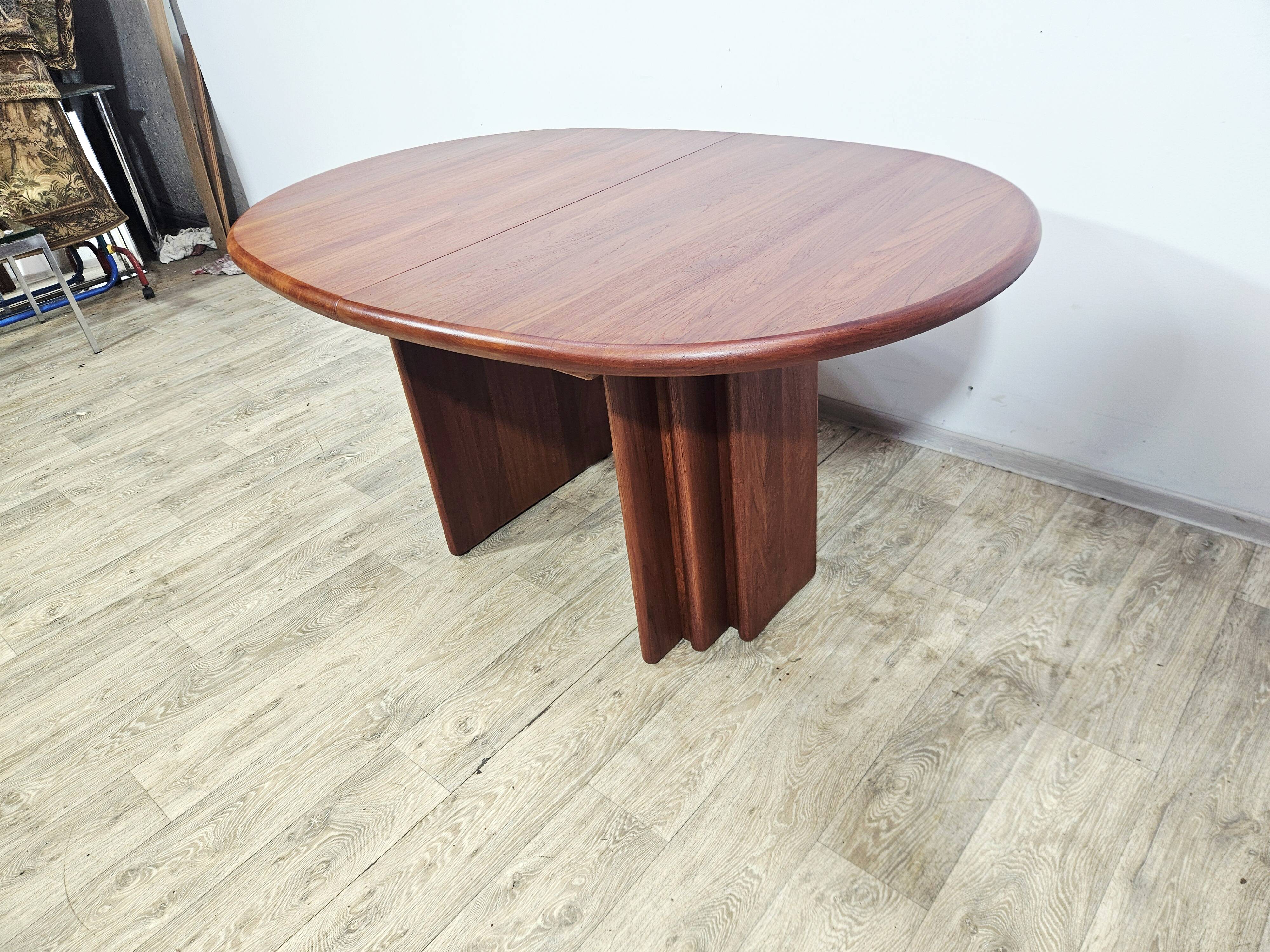 Extendable table/Teak /S.Burchardt-Nielsen (Møbel Fabrik)/Denmark 1980s