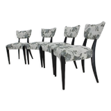 4 1950s Jindrich Halabala dining chairs,Czechoslovakia