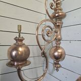 19th century copper wall lights (large models)