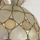 Vintage capiz shell pendant chandelier from the 1950s to 1960s.