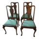 Chaises Regency acajou