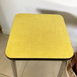 Yellow formica stool