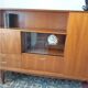 Sideboard library in Scandinavian style made of teak.