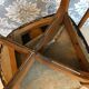 Deux chaises vintage pieds compas 1950