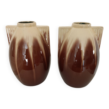 pair of vases by Gustave de Bryn