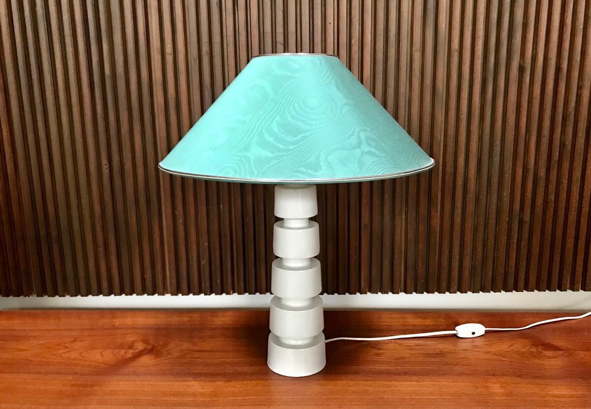 Sculptural Glazed Ceramic Art Table Lamp, Germany 1960s