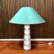 Sculptural Glazed Ceramic Art Table Lamp, Germany 1960s