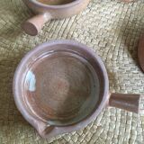 Series of 4 sandstone ramekins